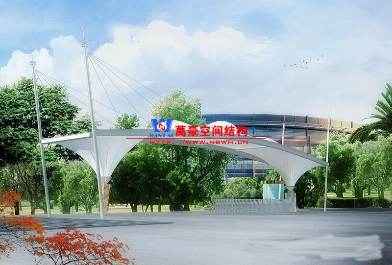 江西膜結(jié)構(gòu)旅游區(qū)設計效果圖