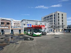 安陽市北廠街、彰德路公交充電樁雨棚膜結(jié)構(gòu)接近尾聲