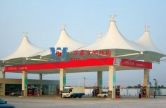 膜結(jié)構(gòu)加油站有什么優(yōu)點(diǎn)？為什么加油站頂棚優(yōu)先選擇膜結(jié)構(gòu)？
